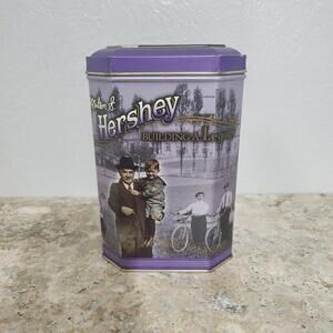 3/$25 Hershey’s Building a Legacy Tin Canister Series #3 - Vintage Collectible